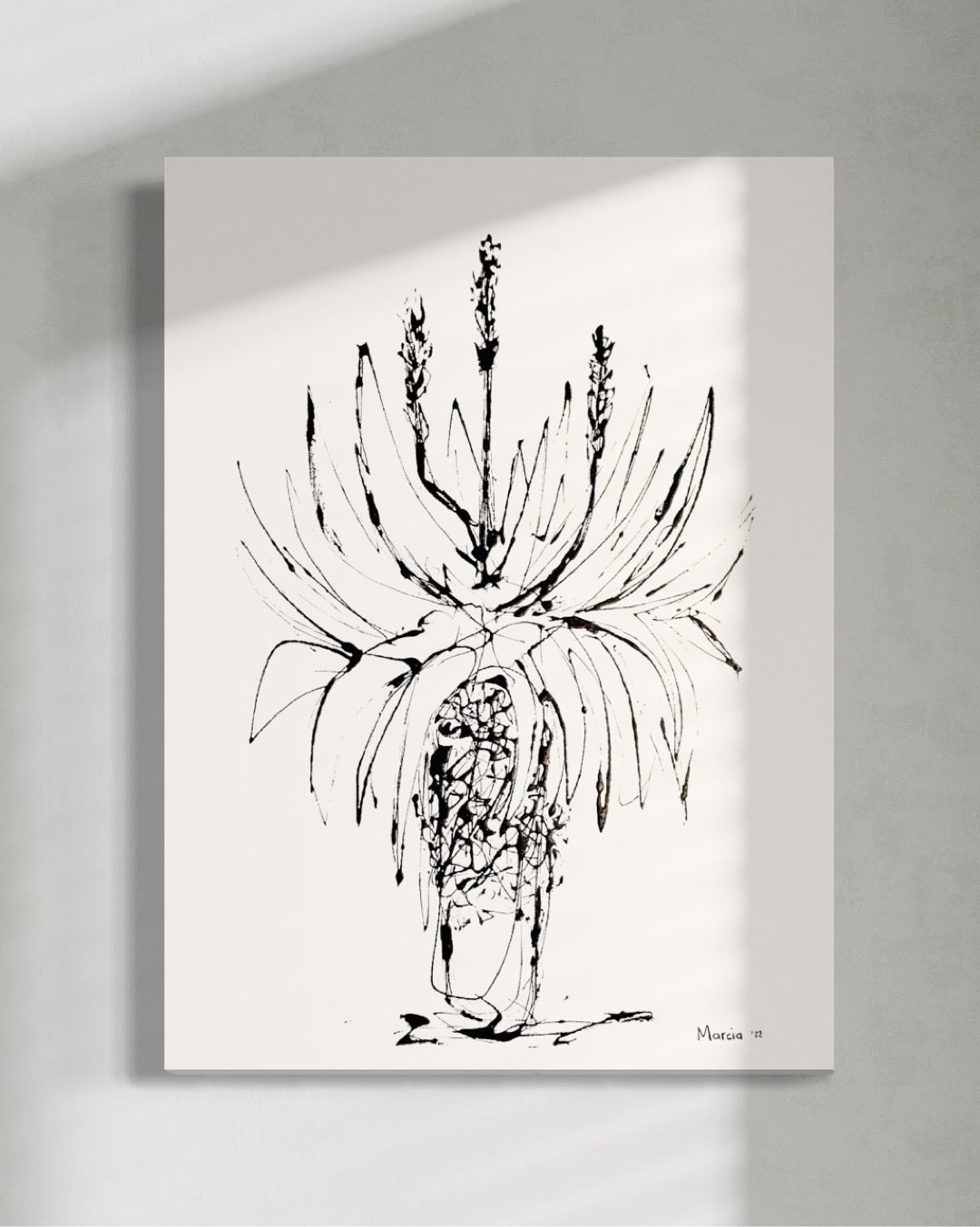 Cape Aloe on Canvas