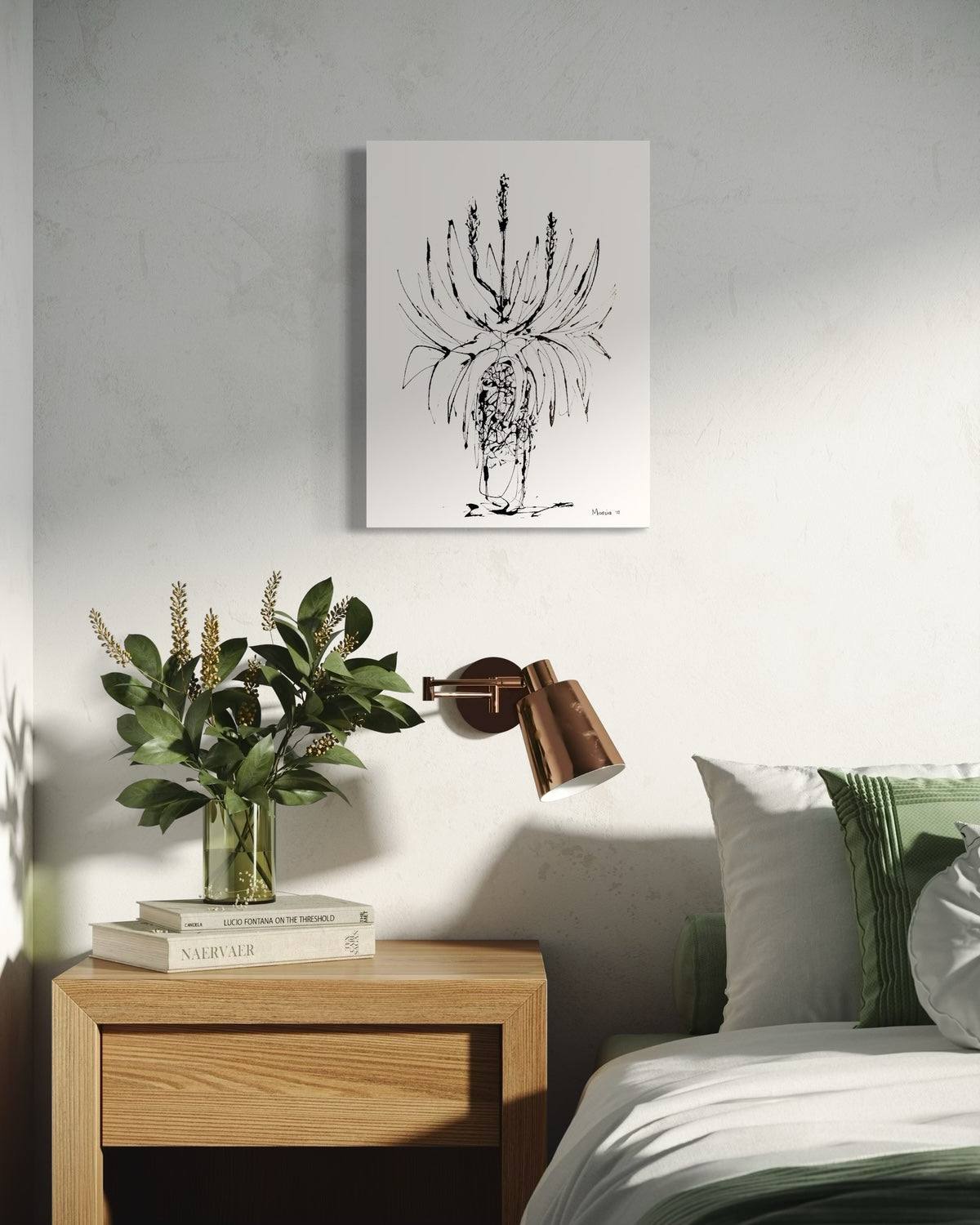 Cape Aloe on Canvas