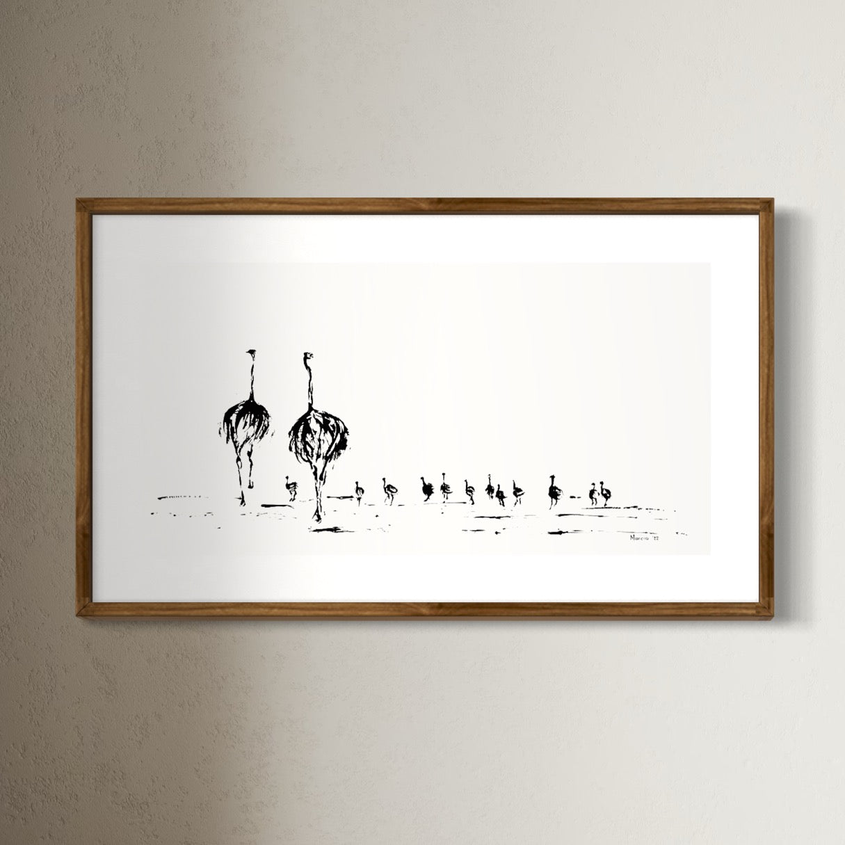 Ostrich Family