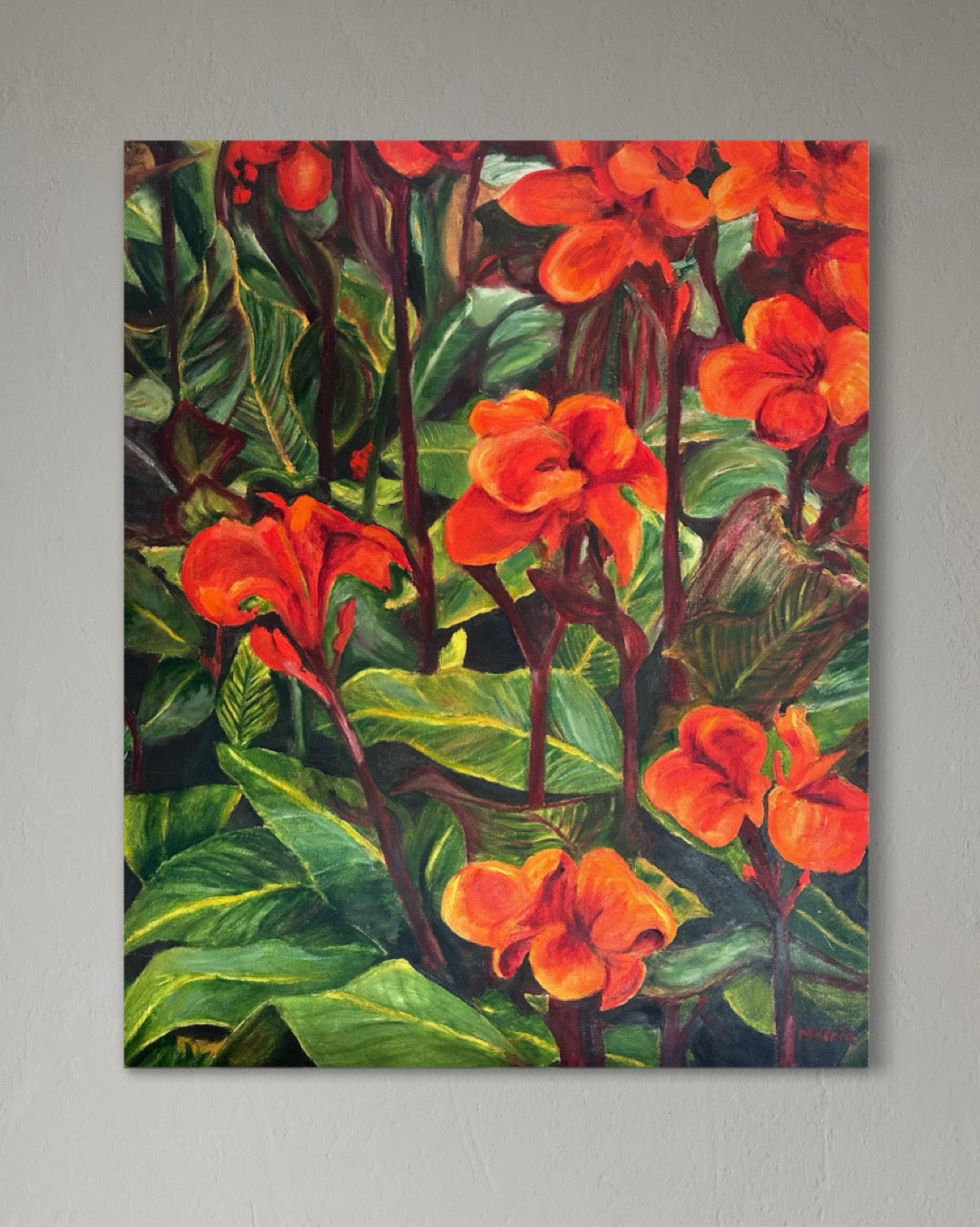 Red Canna Lilies