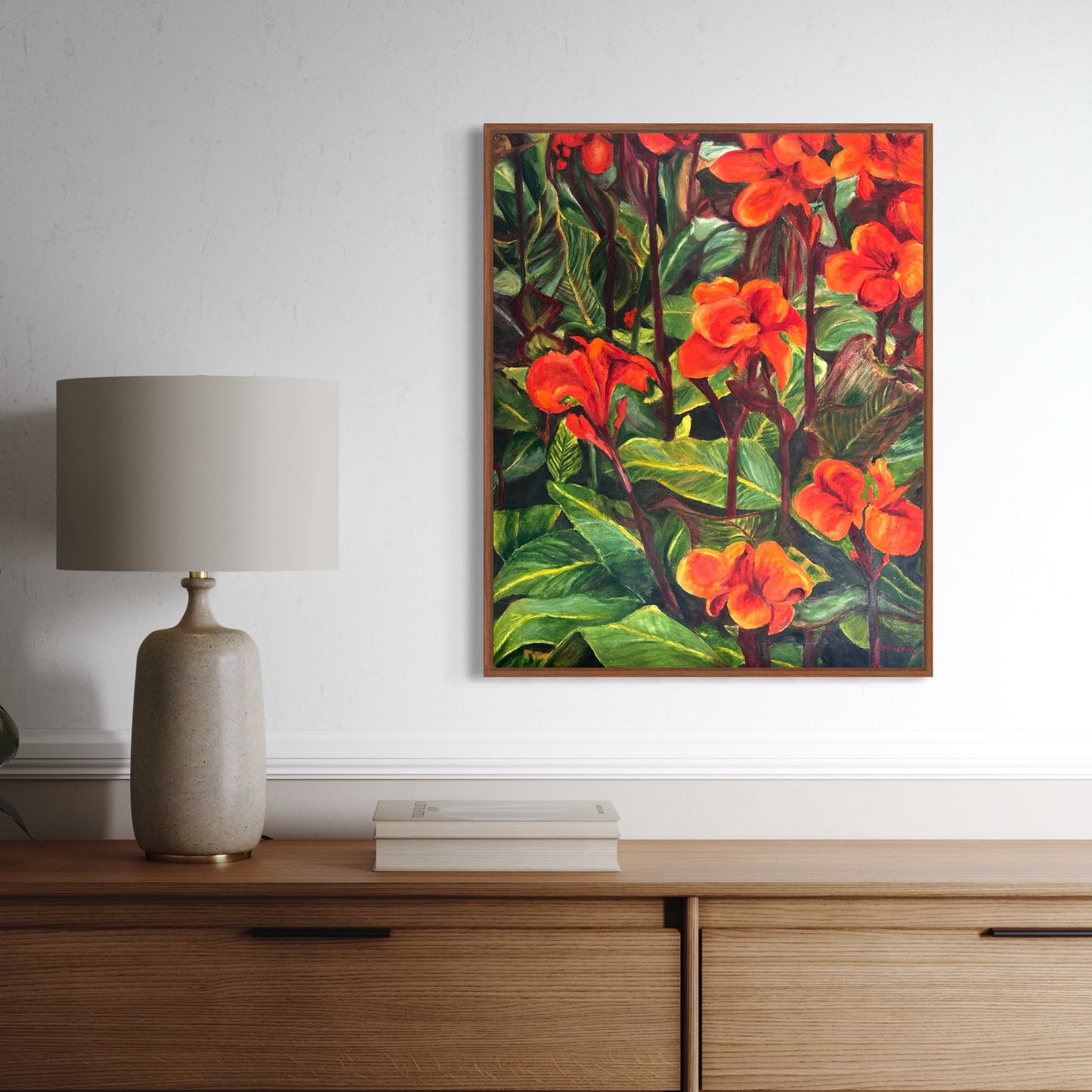 Red Canna Lilies